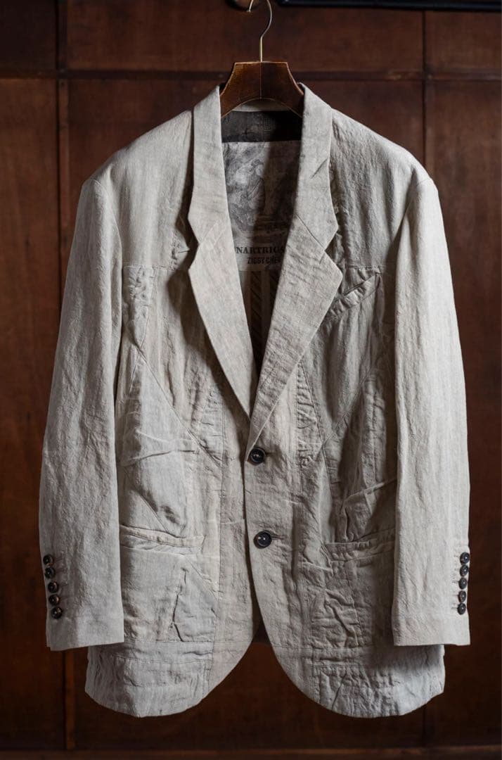 ZIGGY CHEN ベージュ テーラードジャケット