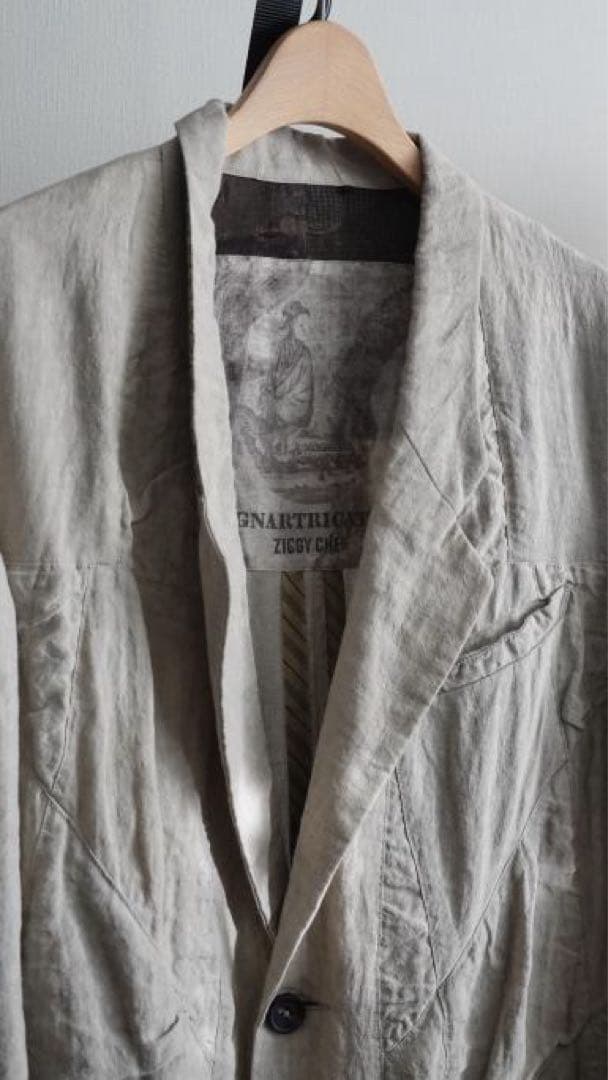 ZIGGY CHEN ベージュ テーラードジャケット