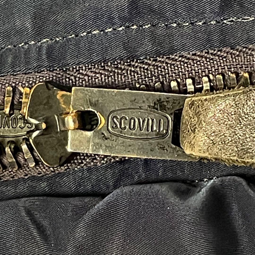 【稀少】90s 米国製 ALPHA MA-1 ネイビー Ｌサイズ 60s復刻版