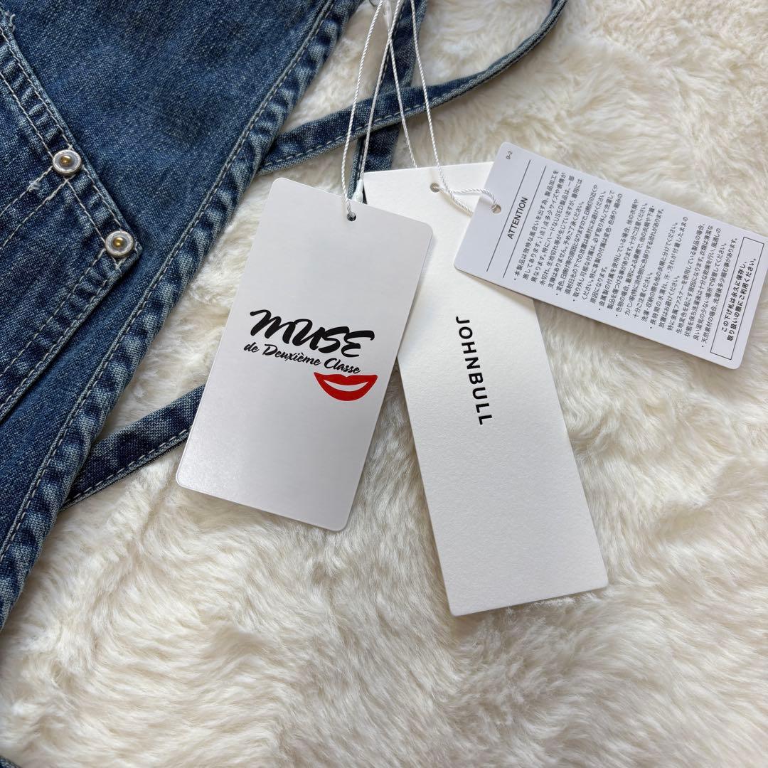 未使用タグ＊JOHNBULL　フレンチサロペット　XS