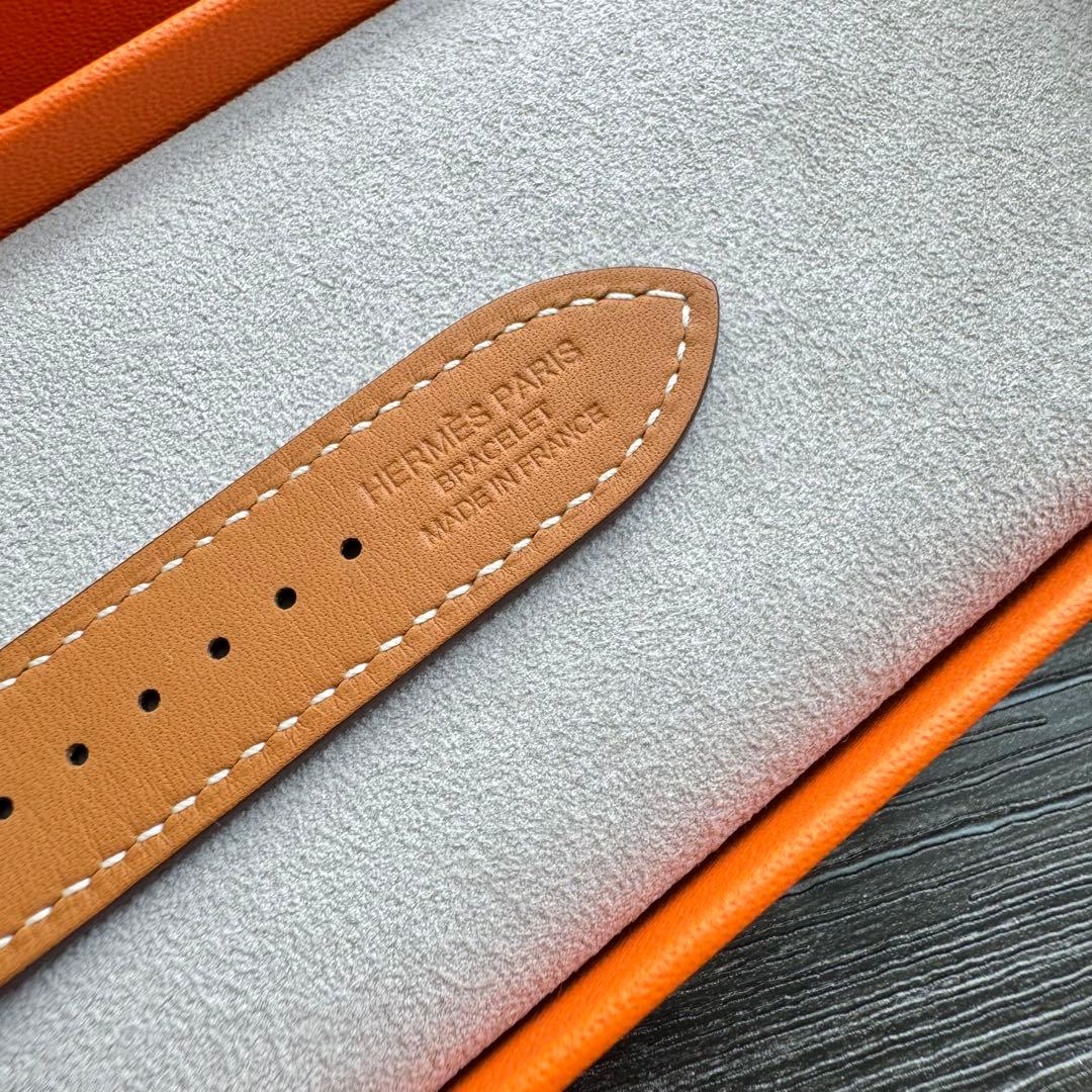 2611 ほぼ未使用　Apple Watch エルメス　エトゥープ　レザーバンド