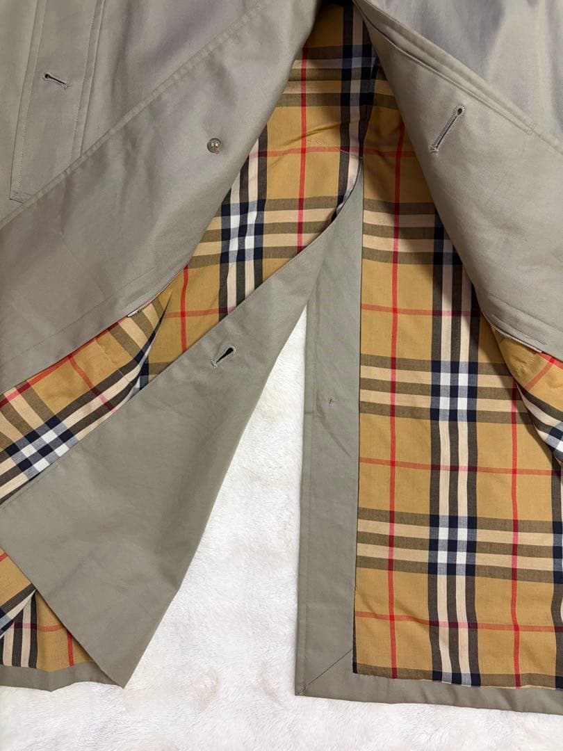 美品✨ バーバリー チェスターコート ノバチェック ウールライナー付き 玉虫色