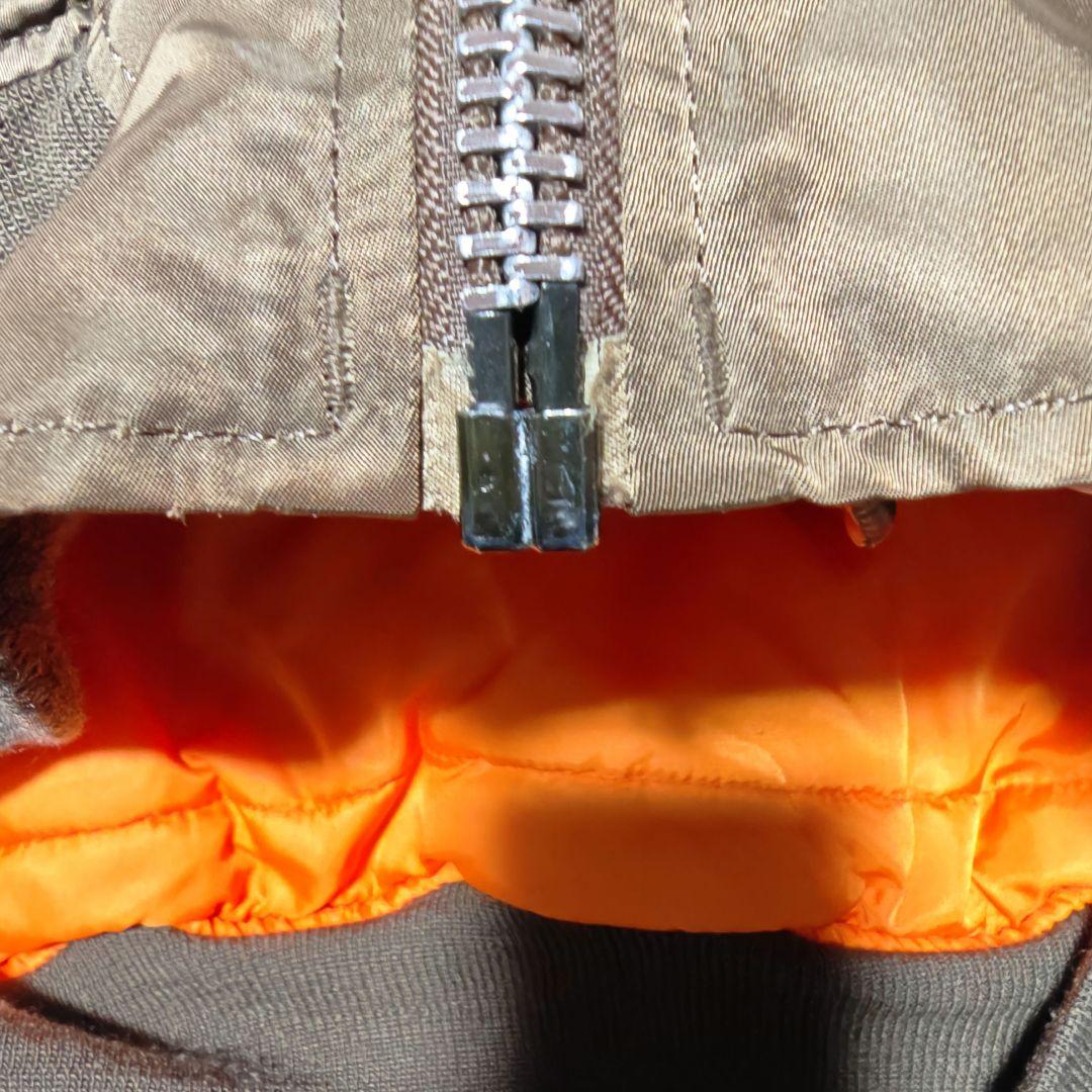 00s ALPHA TALL MA-1 ジャケット ブラウン　アルファ