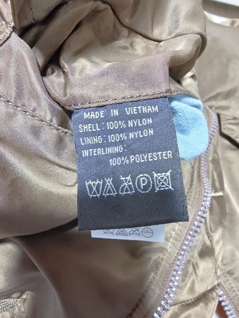 00s ALPHA TALL MA-1 ジャケット ブラウン　アルファ