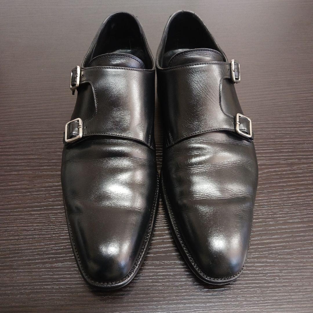 CROCKETT&JONES 　ダブルモンク　ブラック　8 2/1