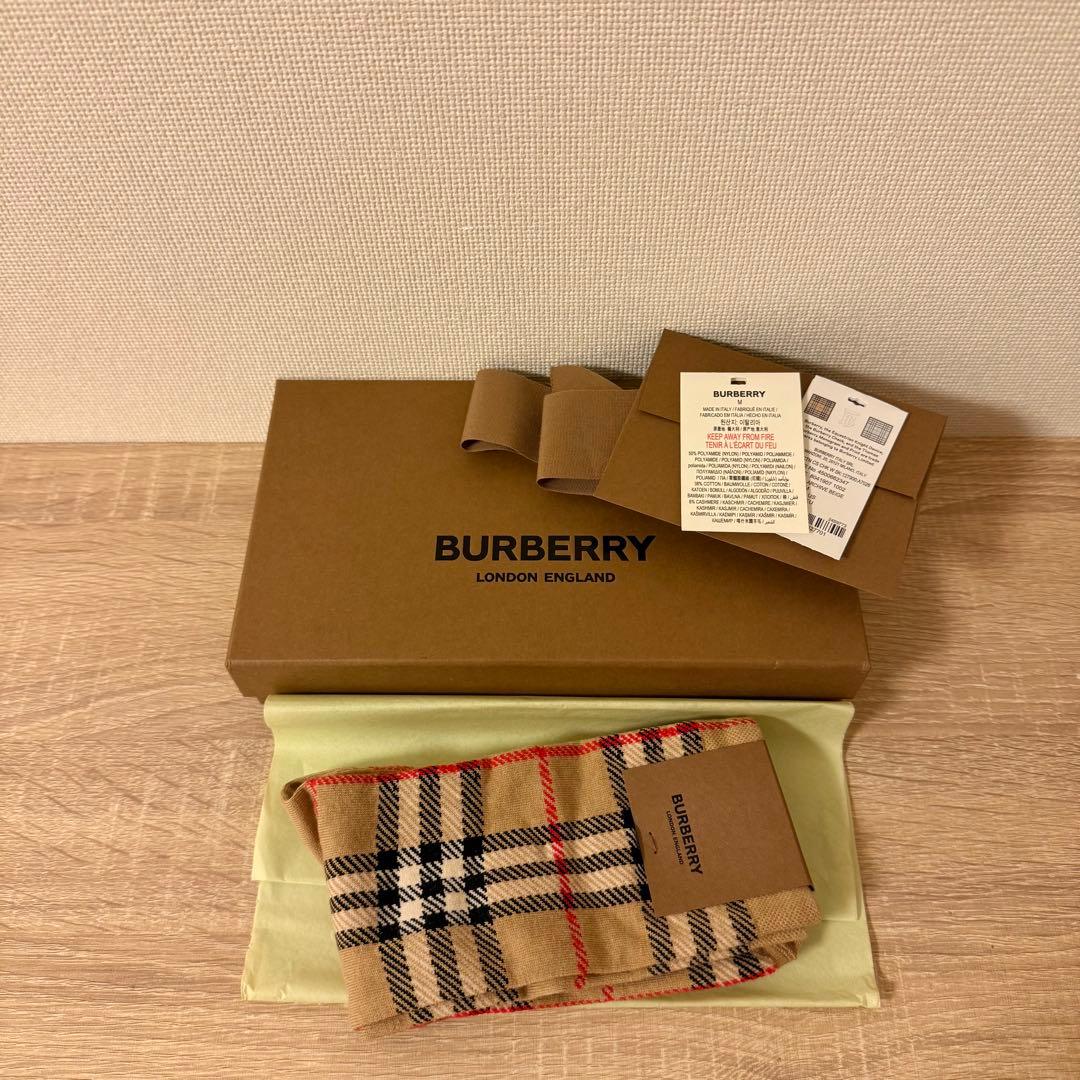 【タイムセール】BURBERRY チェック柄ソックス