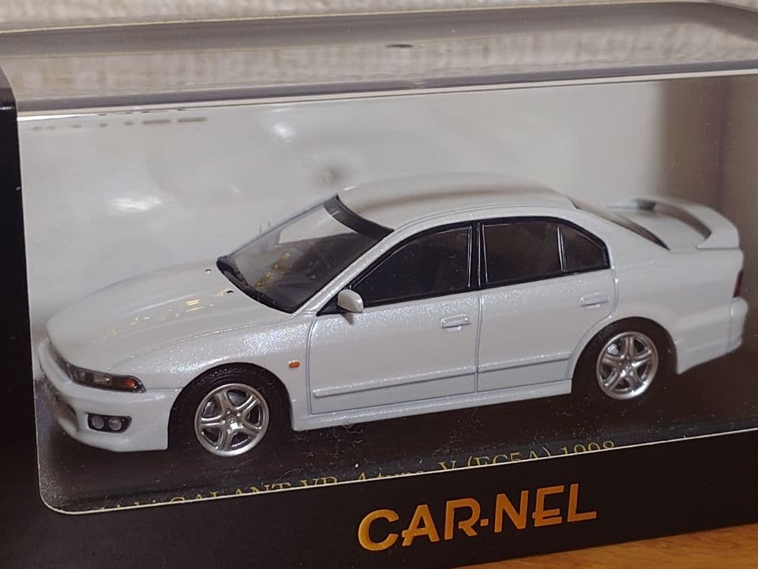 1/43 CAR-NEL 三菱 ギャラン VR-4 type-V EC5A 白
