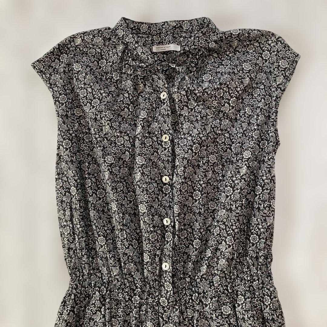 北欧暮らしの道具店　リバティ　オールインワン　　　　ブラック　S