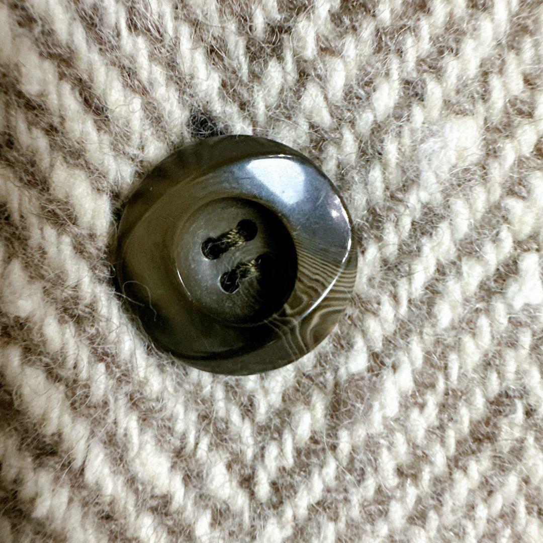 80s Burberrys’ ヘリンボーン ダブルブレスト コート ベージュ