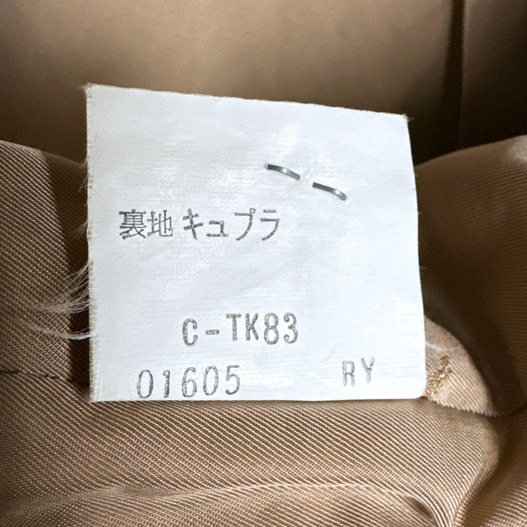 80s Burberrys’ ヘリンボーン ダブルブレスト コート ベージュ