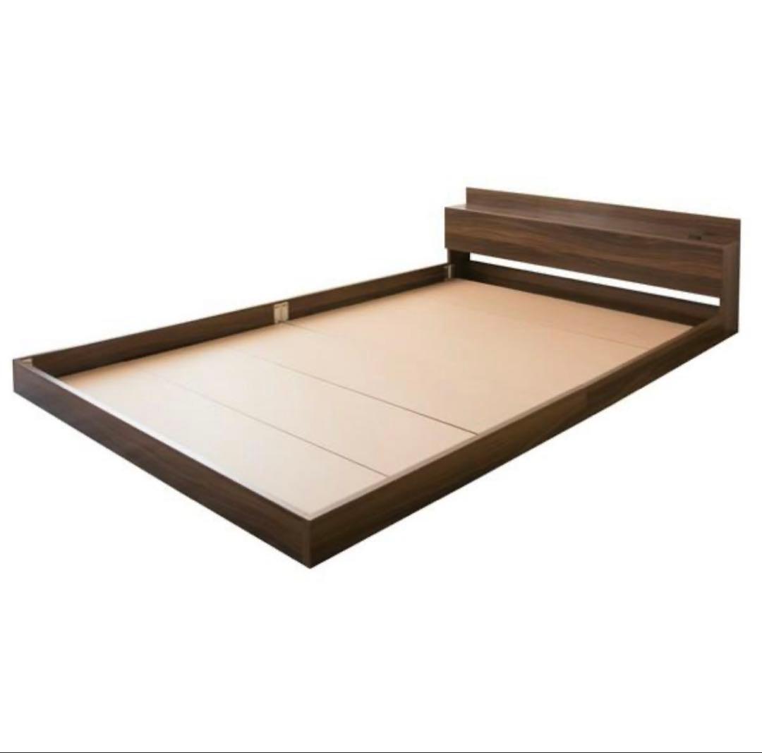 フロアベッド　ローベッド　 シングルサイズ コンセント付き