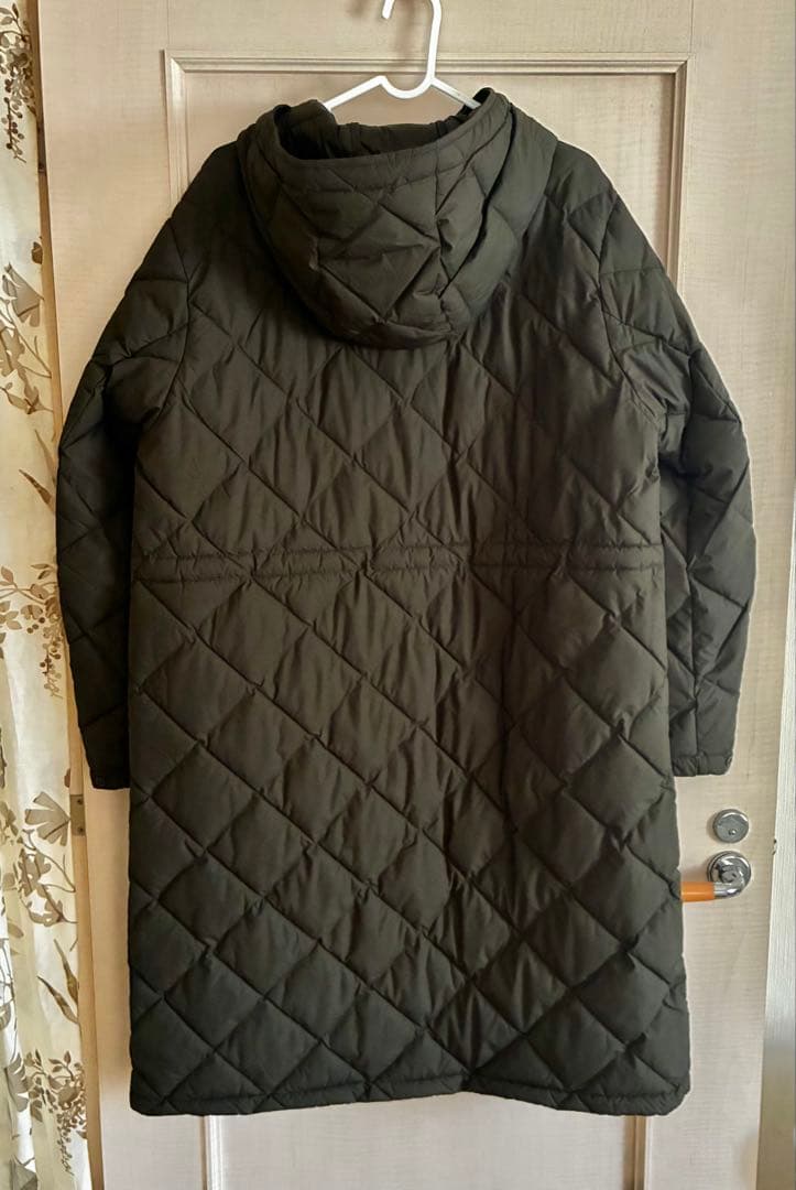 【XL】ユニクロ パフテックロングコートリラックスフィット オリーブ