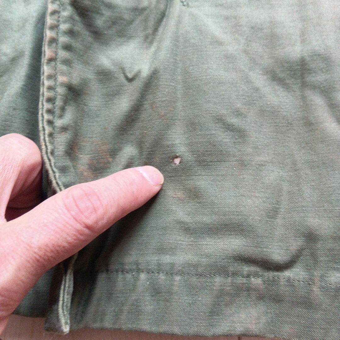 【USA-vintage】m-65 アルミジップ2nd gray-liner