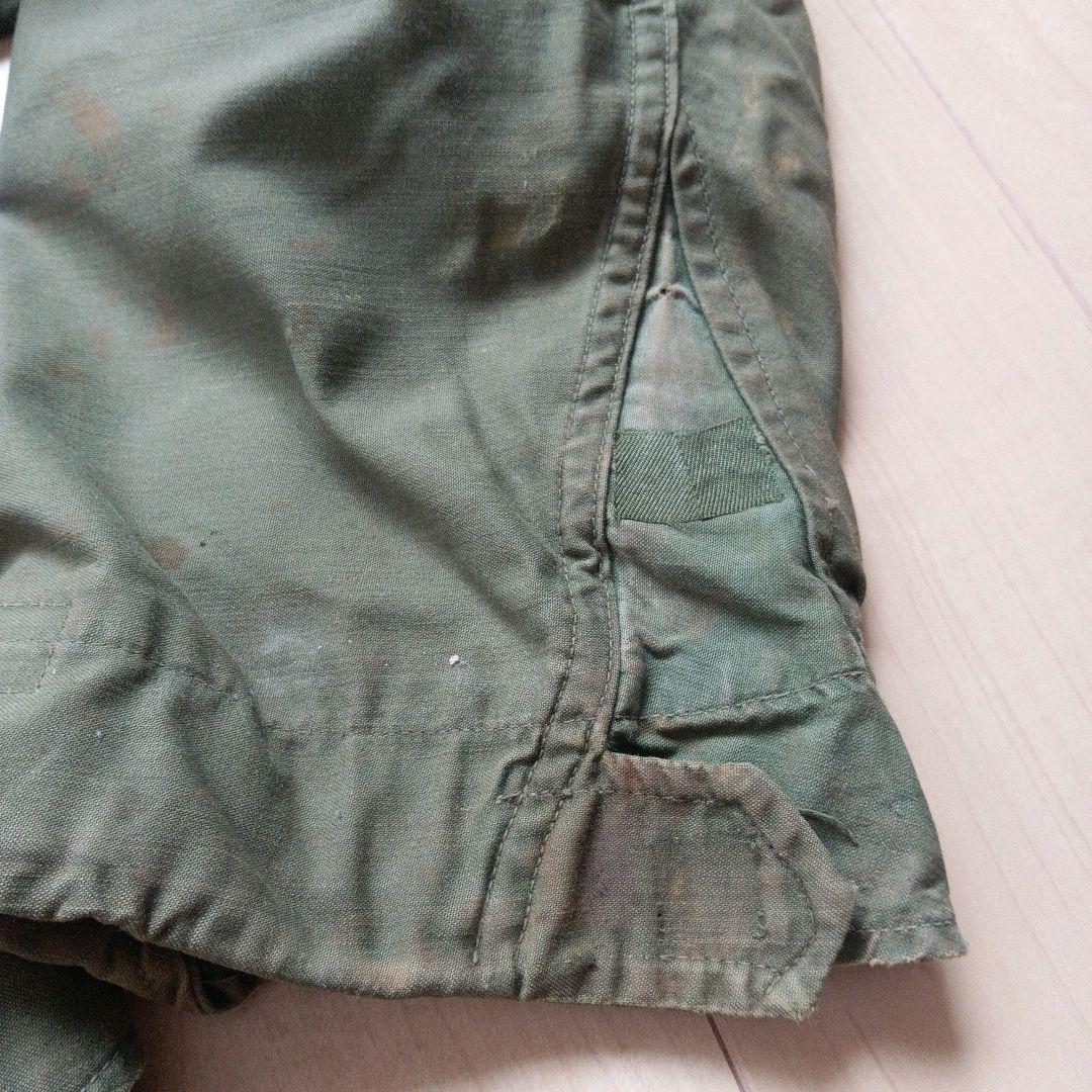 【USA-vintage】m-65 アルミジップ2nd gray-liner