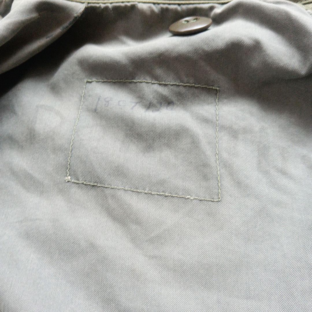 【USA-vintage】m-65 アルミジップ2nd gray-liner