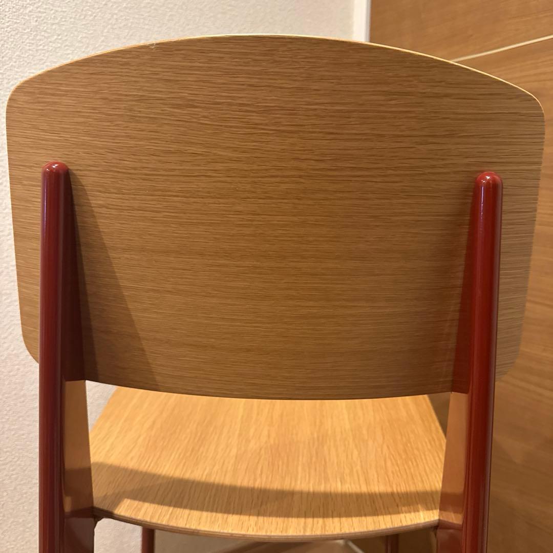 vitra スタンダードチェア ナチュラルオーク×ジャパニーズレッド