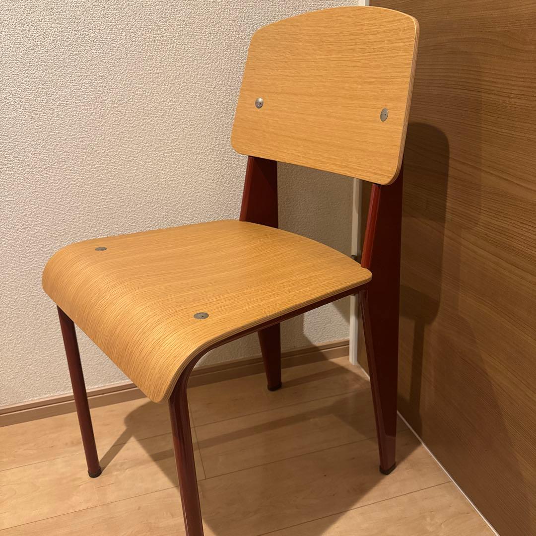 vitra スタンダードチェア ナチュラルオーク×ジャパニーズレッド