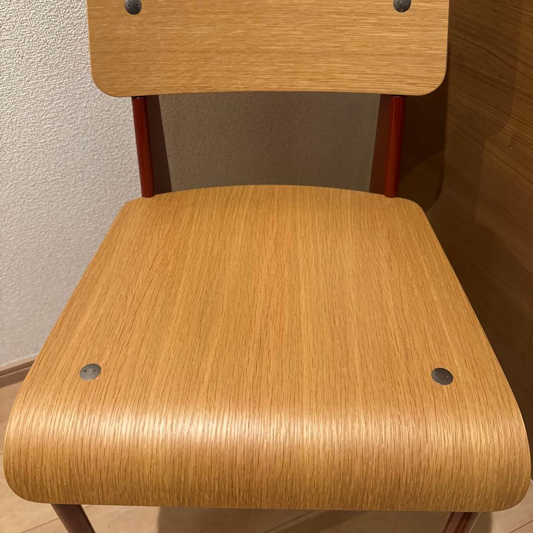 vitra スタンダードチェア ナチュラルオーク×ジャパニーズレッド