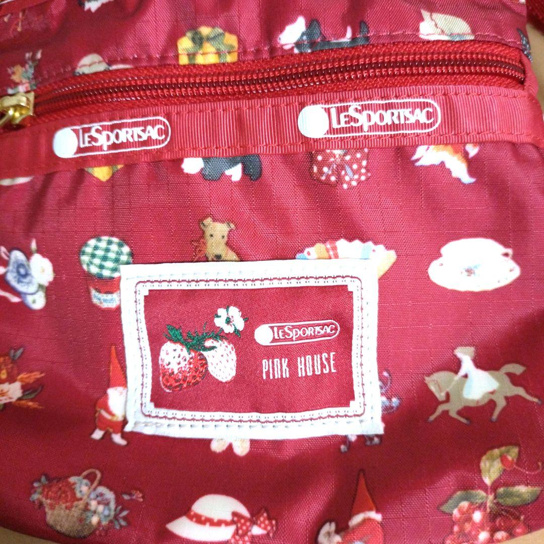 レスポートサック×ピンクハウス ショルダーバッグ サコッシュ 赤 ☆早い者勝ち☆