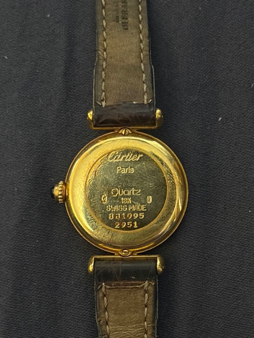 カルティエ Cartier 金無垢 レディース 18金 マストコリゼ K18YG