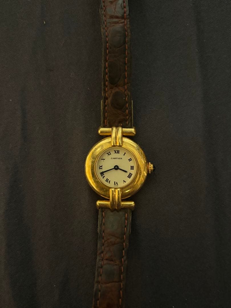 カルティエ Cartier 金無垢 レディース 18金 マストコリゼ K18YG