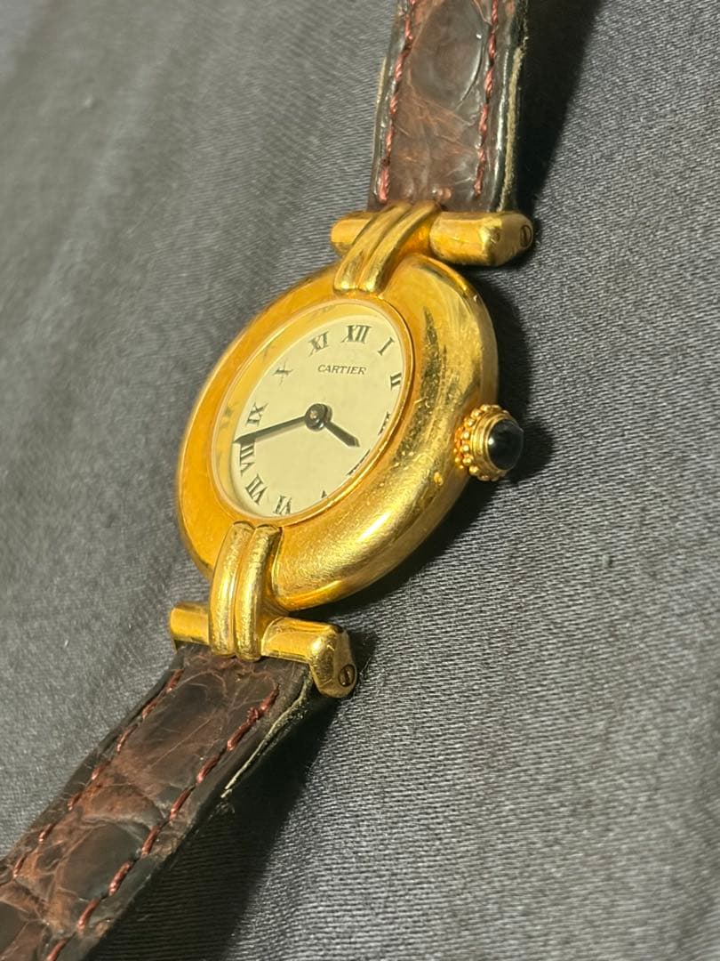 カルティエ Cartier 金無垢 レディース 18金 マストコリゼ K18YG