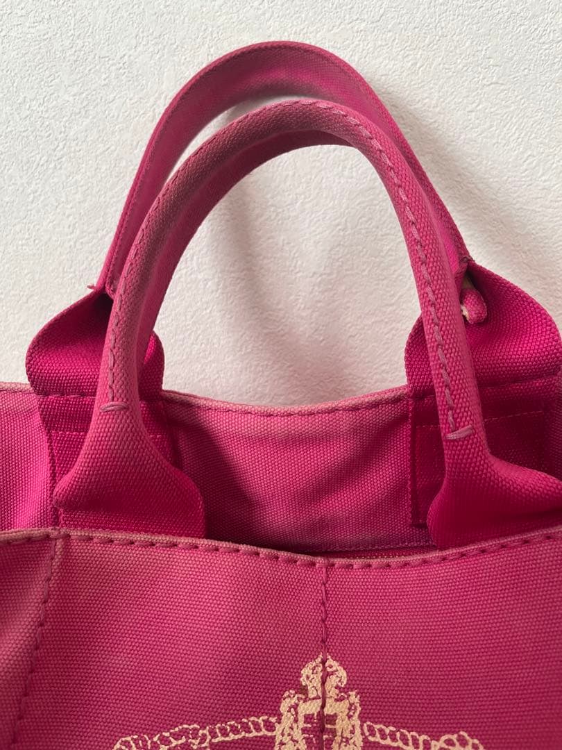 PRADA ピンク カナパ