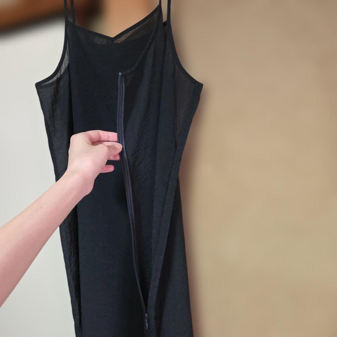 ENOF Sサイズ SHEER CAMISOLE ONE PIECE