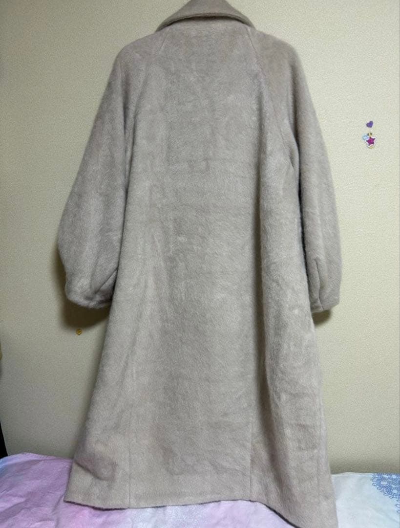 新品未使用[SNIDEL ]シャギーロングコート　ベージュ