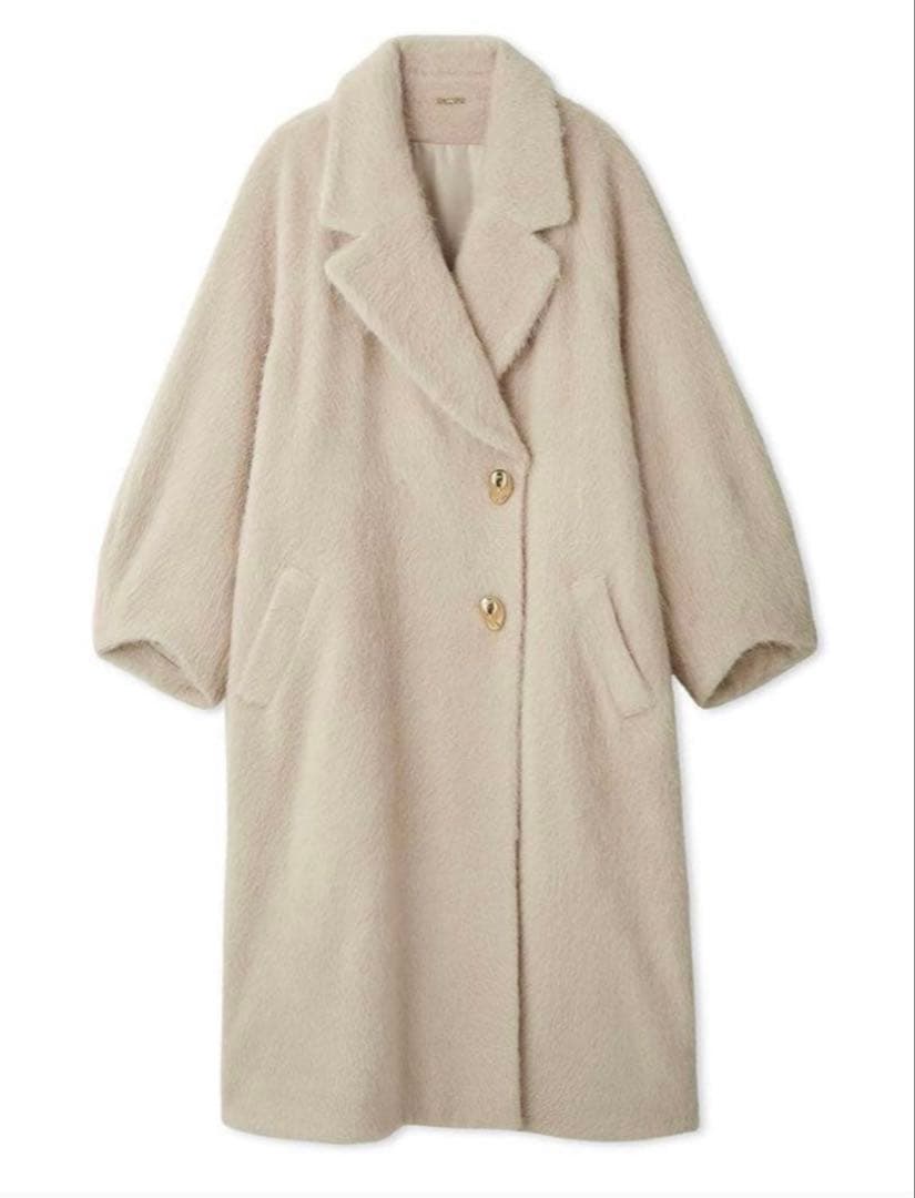 新品未使用[SNIDEL ]シャギーロングコート　ベージュ