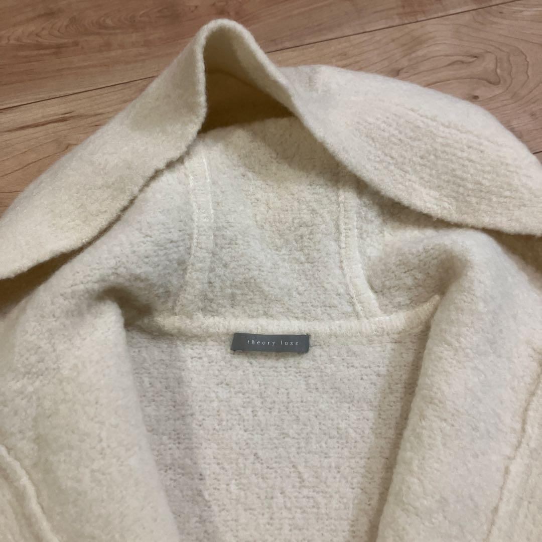 新品同様☆theoryluxeセオリーリュクス☆ニットボアフーディージレ