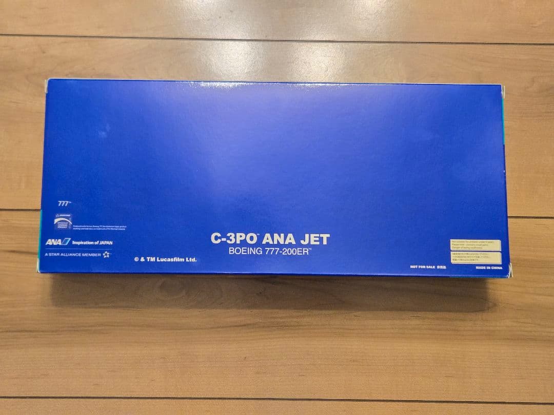 【新品】スターウォーズC-3PO ANAJET BOEING 777-200ER