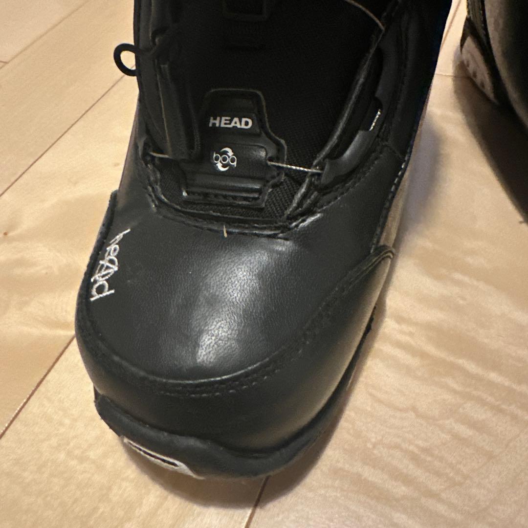 美品　HEAD ダイヤル式　スノーボードブーツ(女性用) 黒