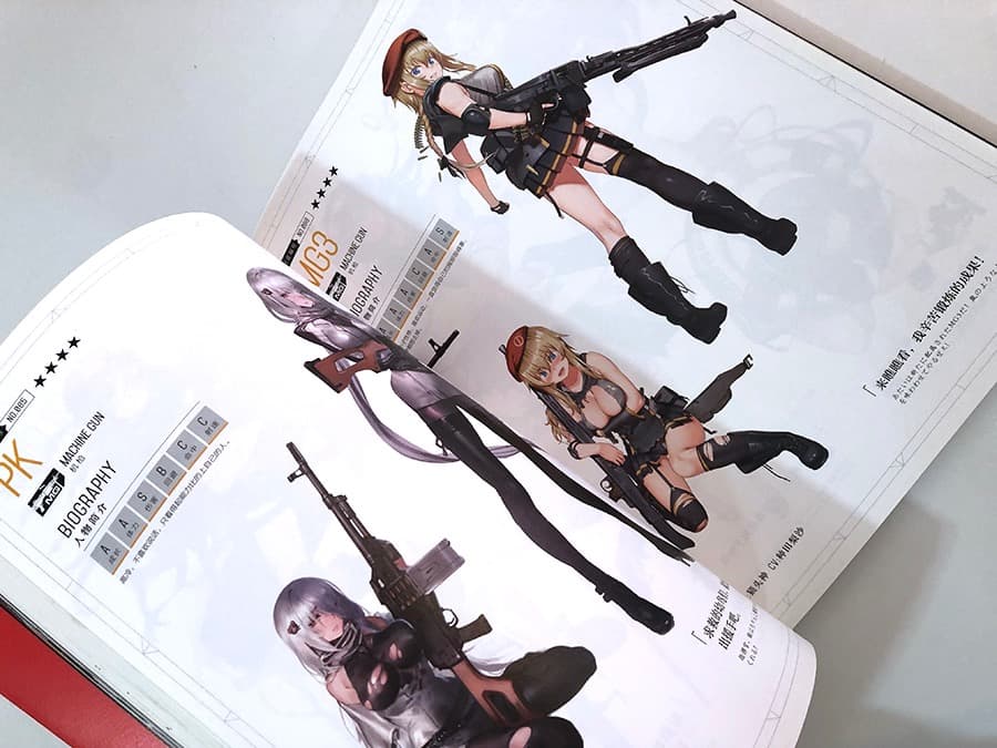 THE ART OF GIRLS' FRONTLINE　アートブック　中国語版
