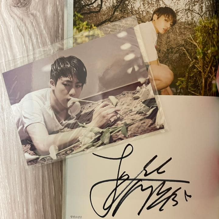 BTS ソクジン サイン会配布生写真