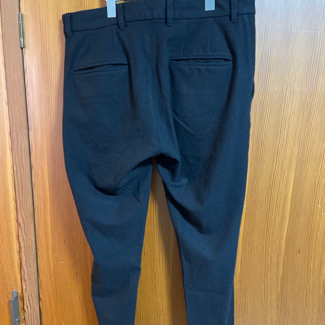 1PIU1UGUALE3折り鶴刺繍 ブラックパンツ