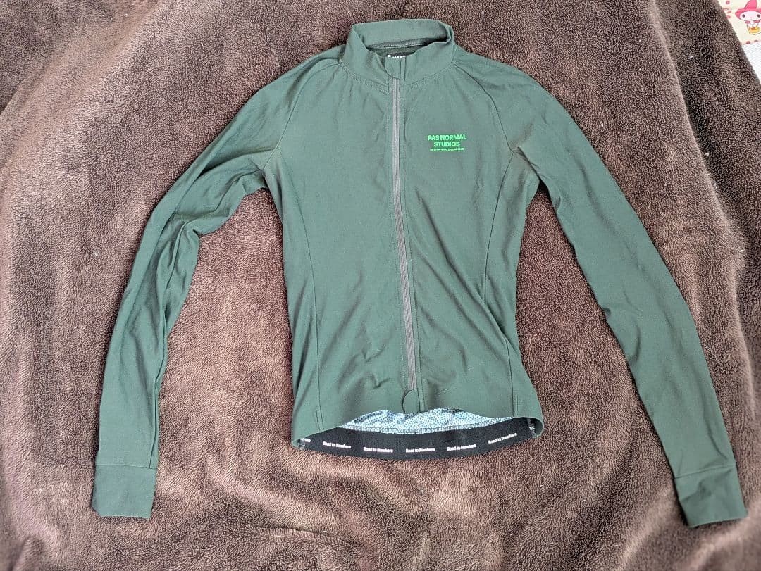 PAS NORMAL STUDIOS サイクルジャージ オリーブ XSサイズ