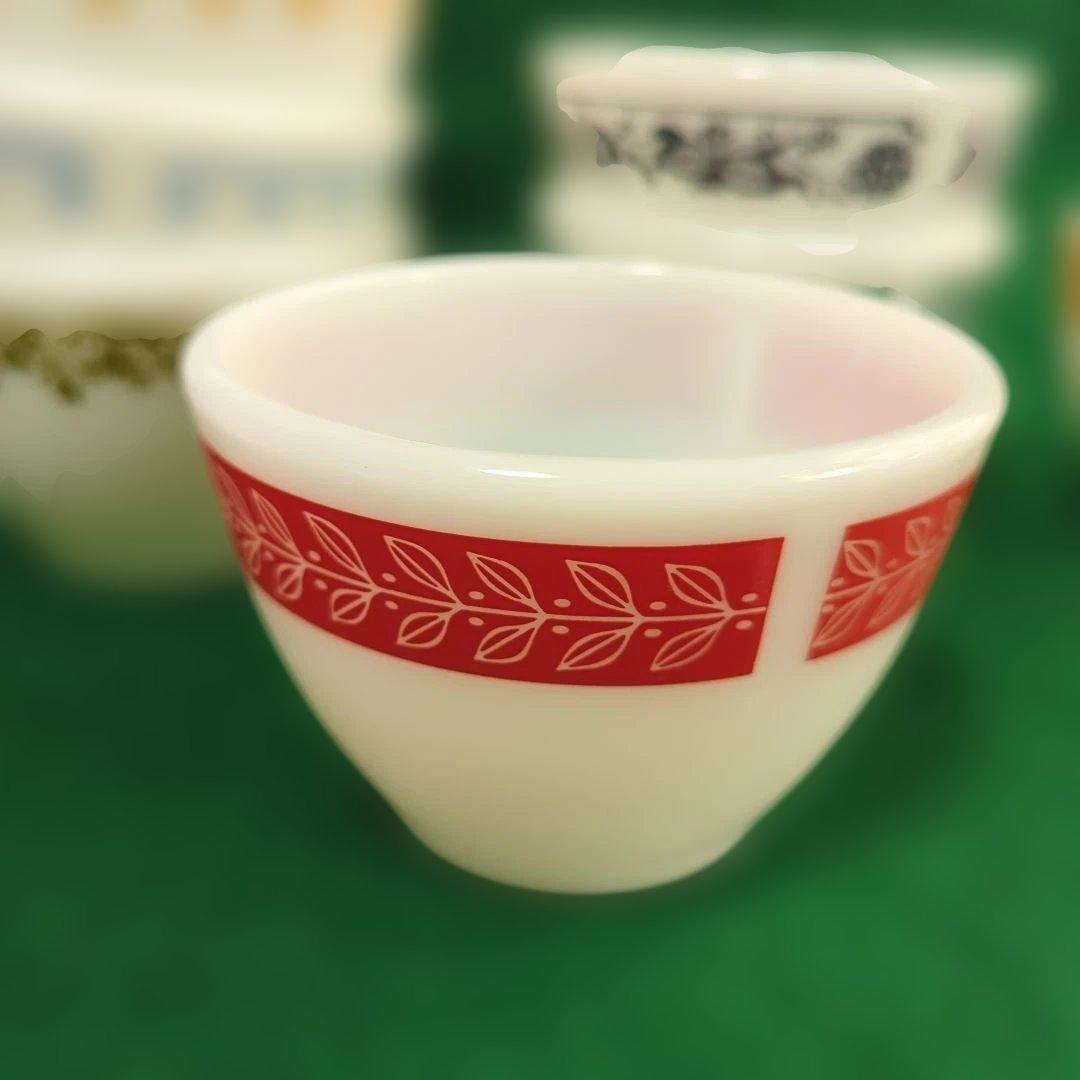 パイレックス コーニング カスタードカップ 7個セット 1個薄く欠け有