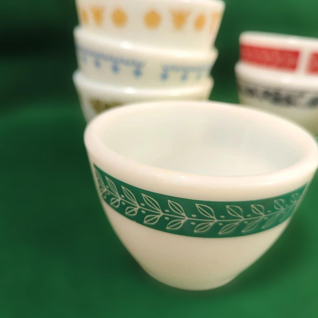 パイレックス コーニング カスタードカップ 7個セット 1個薄く欠け有