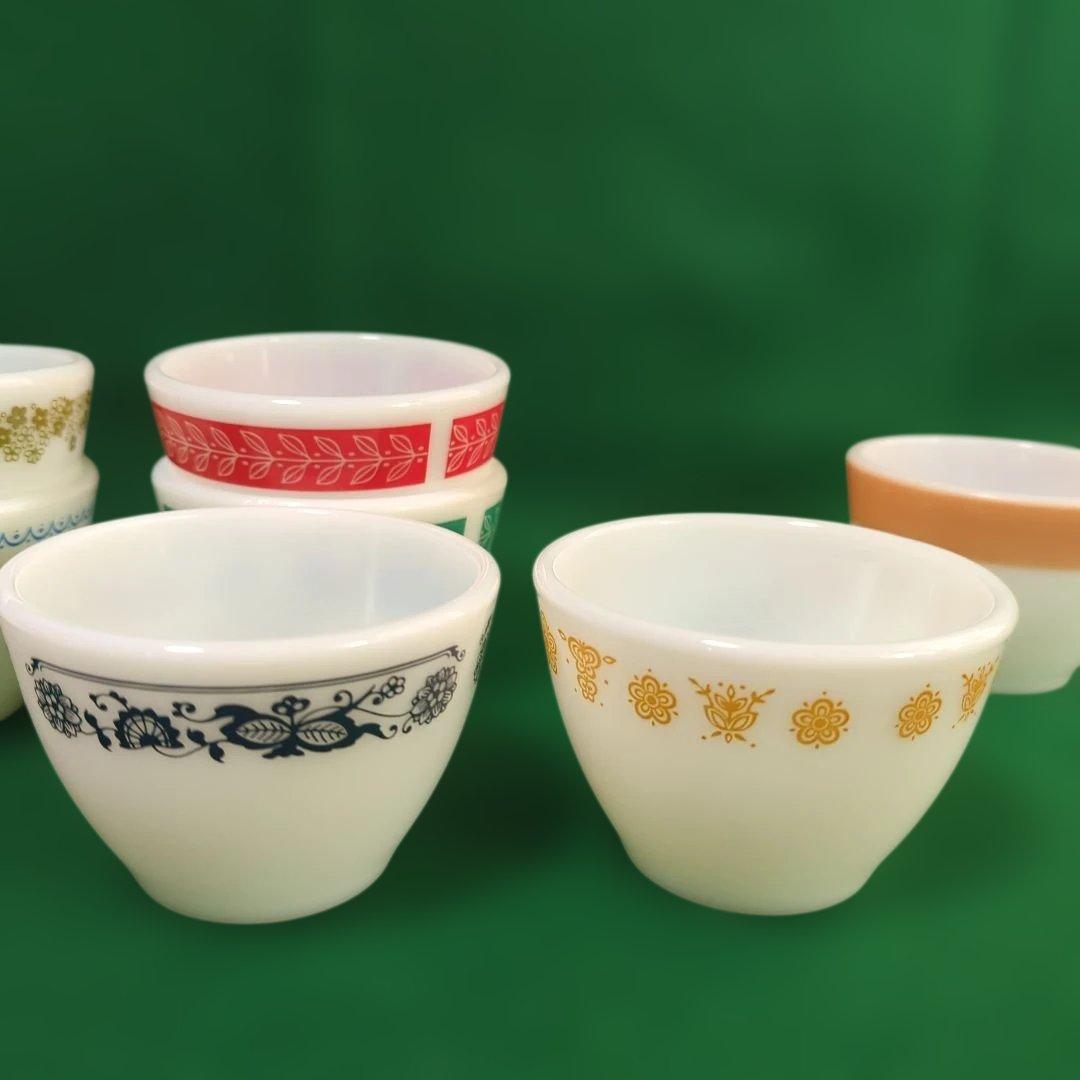 パイレックス コーニング カスタードカップ 7個セット 1個薄く欠け有