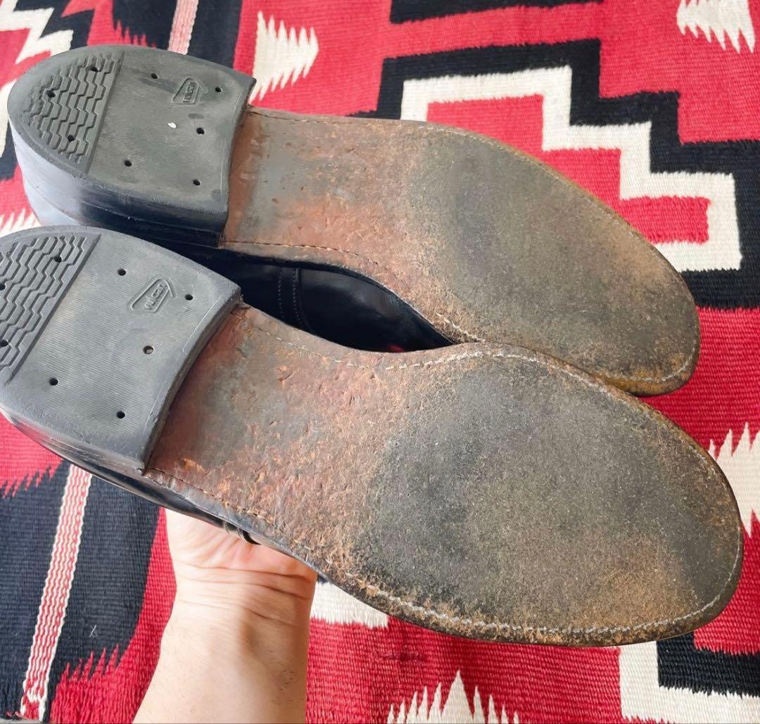 希少70s US NAVY サービスシューズ 1974年ヴィンテージ