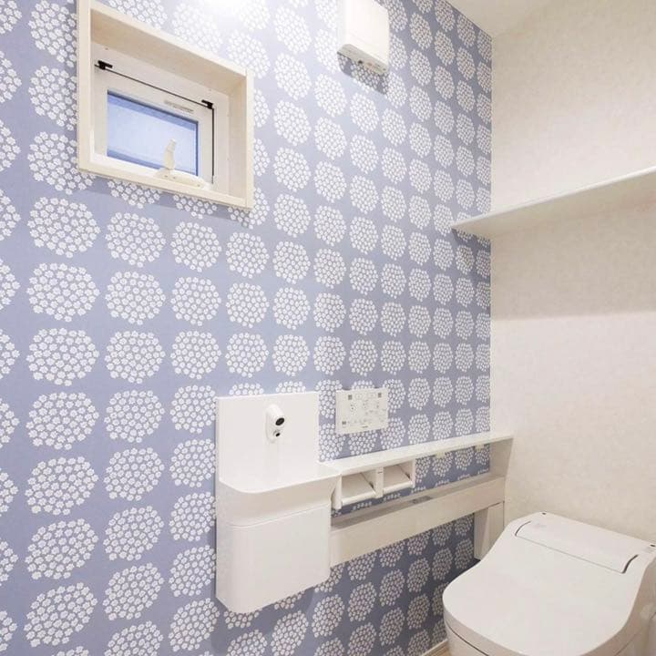 マリメッコ　プケッティ　壁紙　幅53センチ　インディゴ