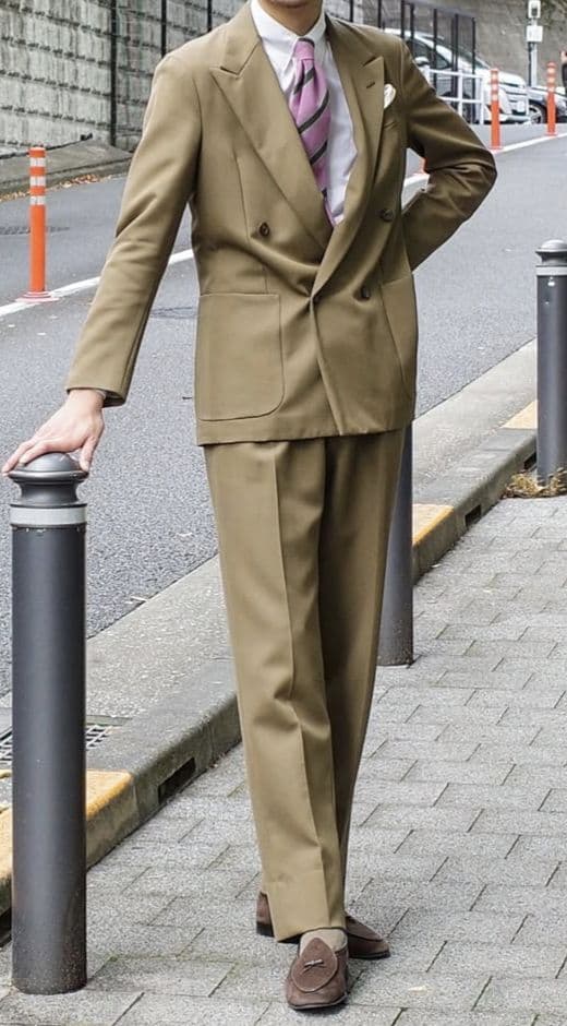 UNITED ARROWS　グレージュ　ベージュ　セットアップ