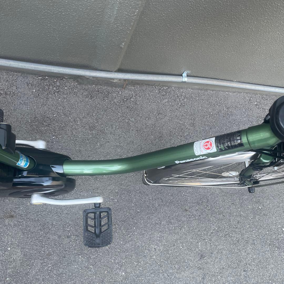 パナソニック電動アシスト自転車26インチ バッテリー16Ah グリーン