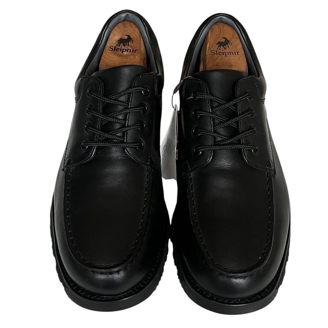 未使用 アシックス 25 ペダラ レザー ゴアテックス ウォーキング 3E 黒