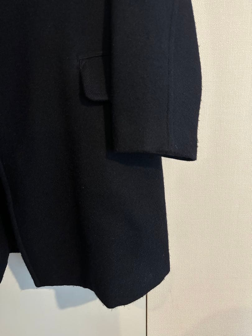 【最終価格】COMOLIコモリ19AWウール ショールカラーコート