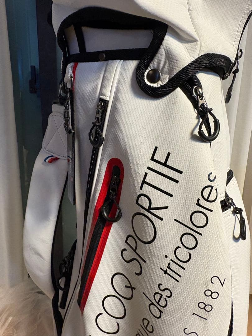 LE COQ SPORTIF キャディバッグ ホワイト