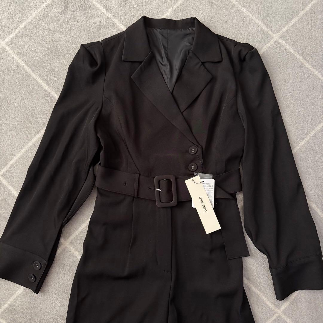 PARTY❤️ベルト付ケープ風オールインワン