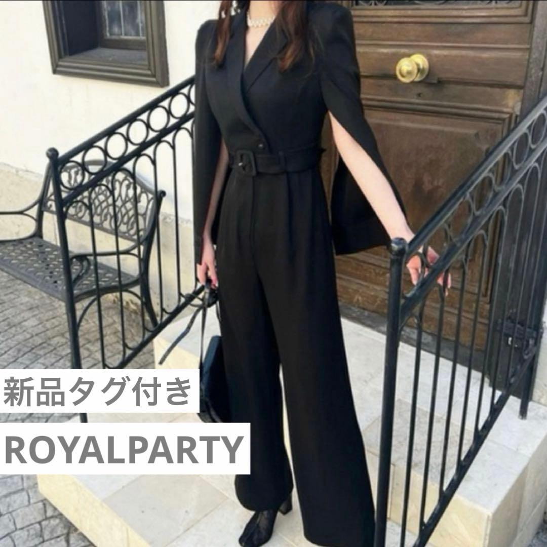 PARTY❤️ベルト付ケープ風オールインワン