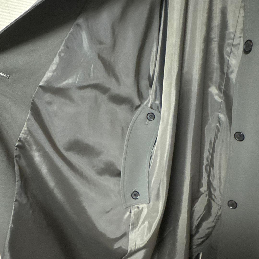 クルーレ crewre ドレープステンカラーコート sepiagray サイズ2